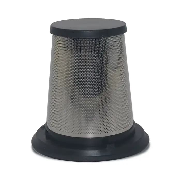 Élément filtrant pour aspirateur à capot en acier inoxydable