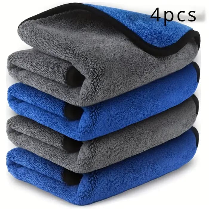 Serviettes de nettoyage de voiture en microfibre ultra-épaisses 30×30 cm