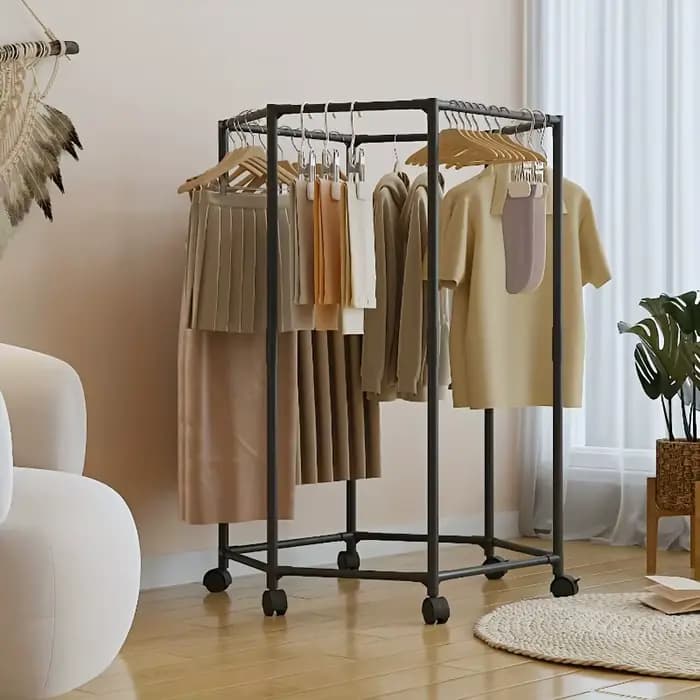 Séchoir à linge hexagonal robuste