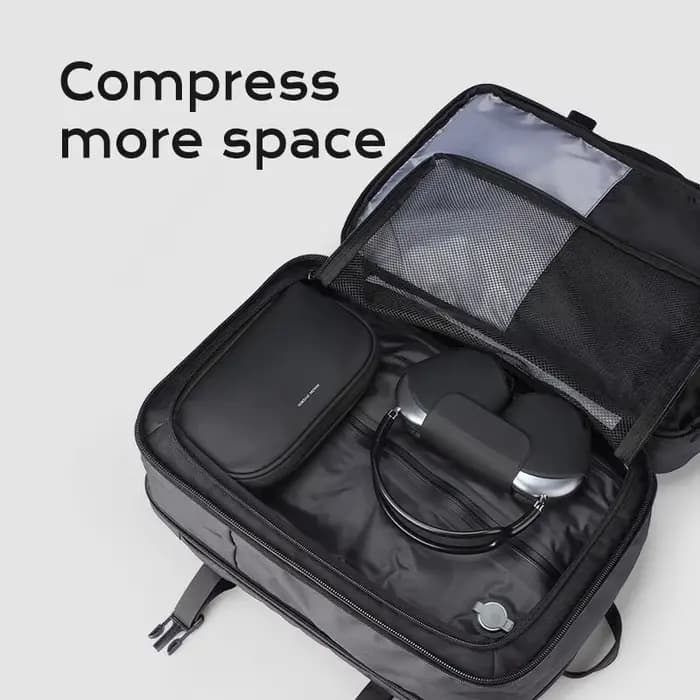Sac sous vide automatique (pompe à air à l'intérieur) sac de rangement réutilisable sac de compression de voyage pliant en plein air pour valises sac à dos bagages