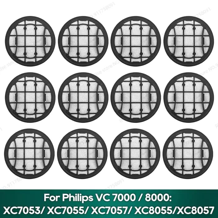 Compatible avec les pièces de rechange du filtre d'aspirateur Philips VC 7000 / 8000 XC7053