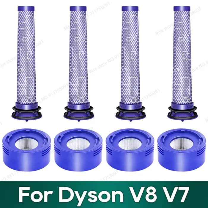 Compatible avec les accessoires Dyson V7 V8, filtre Dyson DC58 DC59 DC61 DC62