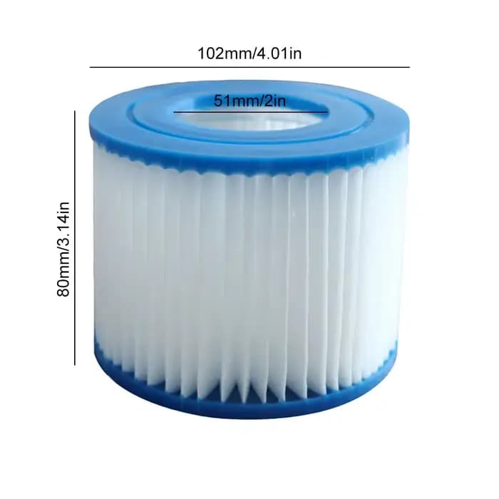 Filtre de rechange pour piscine Bestway Flowclear, cartouche filtrante de taille VI, Lay-Z-Spa-Miami Vegas Palm Springs, 1 à 10 pièces