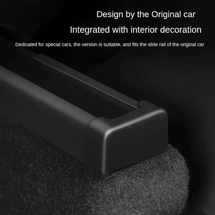 4 bouchons de protection pour Rail de siège arrière, pour Tesla modèle Y Juniper modèle 3 Highland 2025, coussinets de protection coulissants pour siège arrière, accessoire de voiture