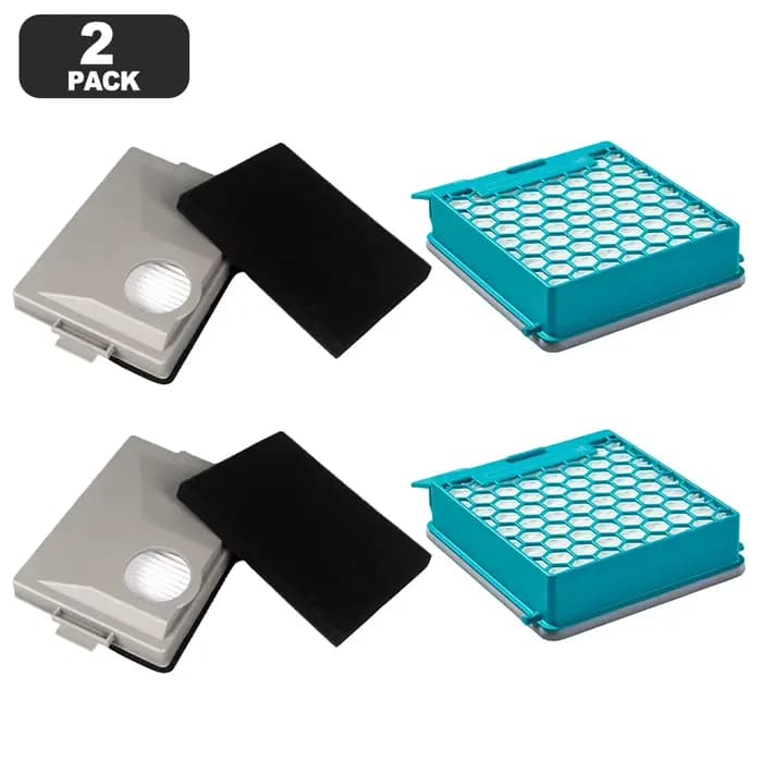 Filtre d'aspirateur à charbon pour Miele Blizzard série CX1/Boost CX1 avec HEPA et Filtration de poussière Fine 11639240