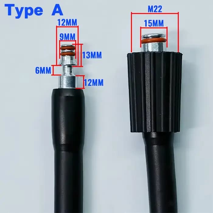 Tuyau de pistolet pour Lance de lavage pour adaptateur d'outils Parkside/connecteur de buses de prêt tuyau rapide Lance de pistolet de lavage à haute pression