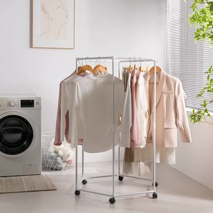 Séchoir à linge hexagonal robuste