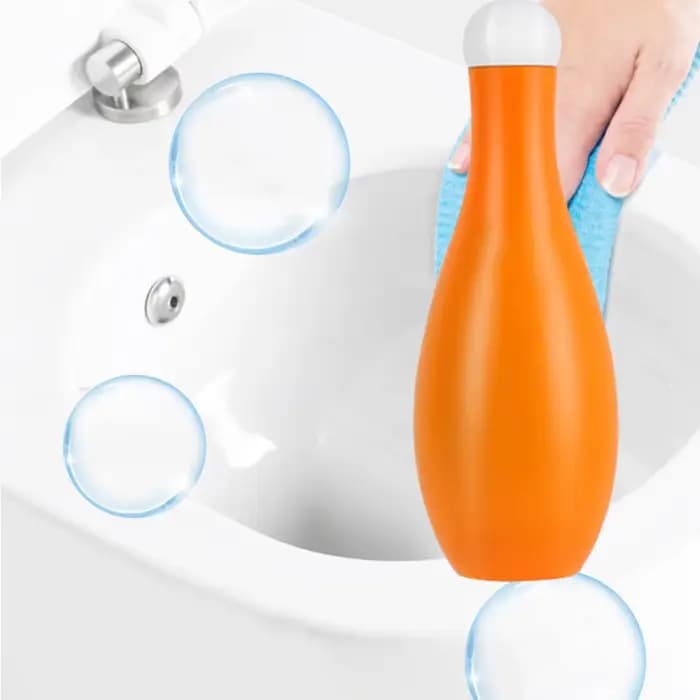Nettoyant pour cuvette de toilette avec forme de Bowling