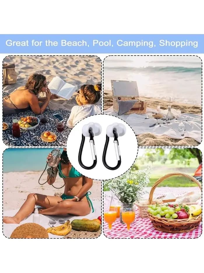 Porte-clés pour sac Bogg, ensemble d'accessoires pour sac Bogg, insérer charme Cutie porte-lunettes connecteur porte-clé porte-masque
