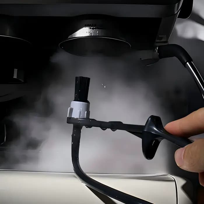 Brosse de nettoyage à la vapeur pour machines à café