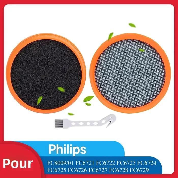Filtre de remplacement FC8009/01 pour aspirateur à batterie Philips SpeedPro