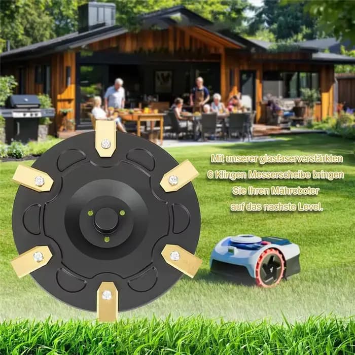NOUVEAU - EN STOCK - Pour tondeuse robotisée Segway - Compatible avec Navimow I105E - Ensemble de disques de coupe -