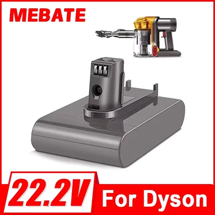 Nouvelle batterie Rechargeable pour aspirateur au Lithium 22.2V 6.0Ah (Type A) pour Dyson DC44 DC45 DC31 DC34 DC35 Animal 917083-09