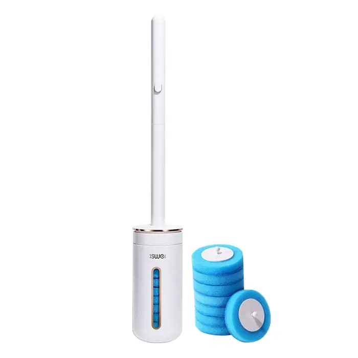 Brosse de toilette jetable murale pour salle de bain
