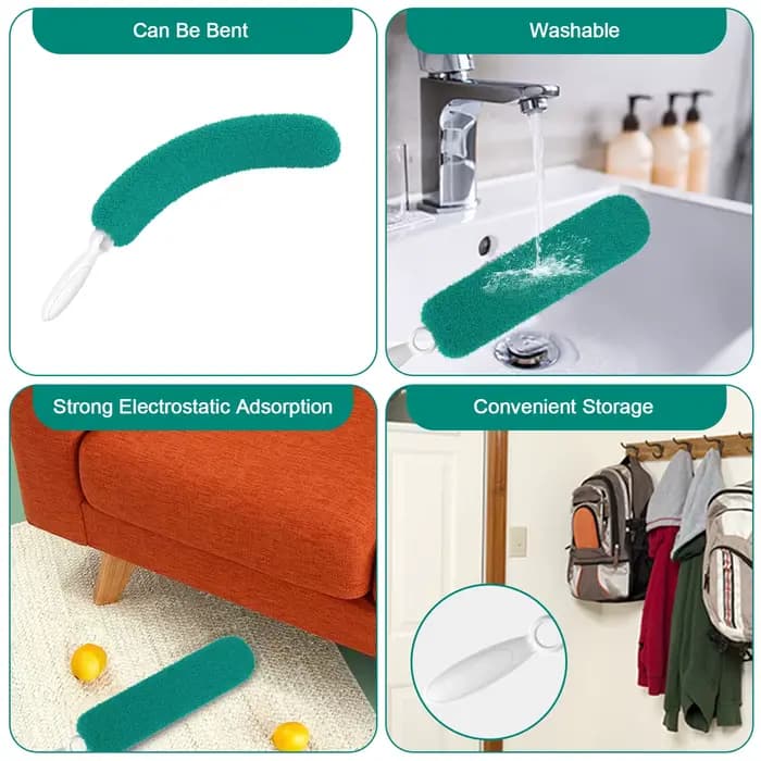 Brosse de nettoyage de la poussière en microcarence lavable