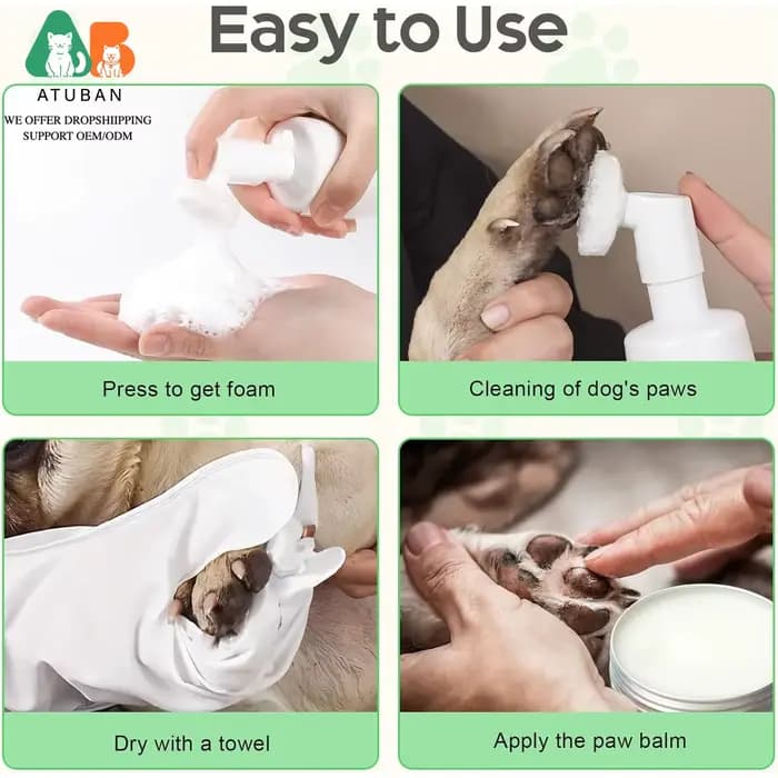 Kit de soins des pattes de chien