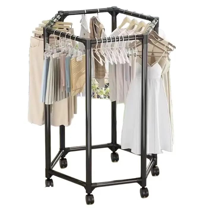 Séchoir à linge hexagonal robuste