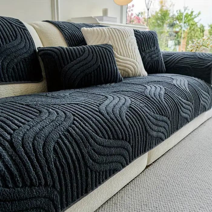 Housse de canapé en velours Style Crream