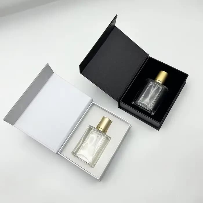 Flcopropriété vaporisateur de parfum atomiseur avec éponge à l'intérieur, logo personnalisé, bouteille de recharge avec boîte d'emballage, 30ml, 20 pièces par lot