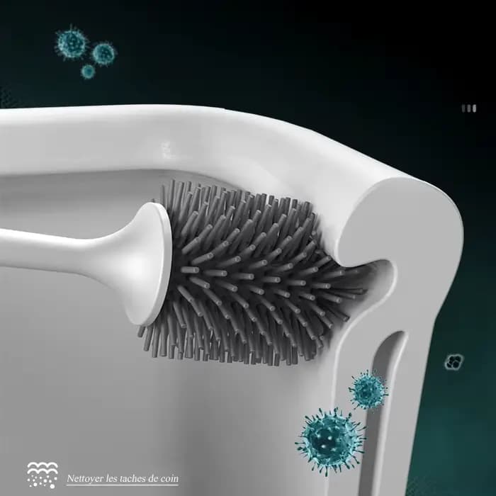 Brosse de toilette en Silicone