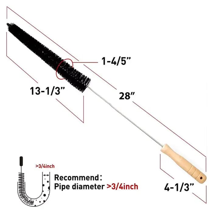 Brosse de nettoyage de radiateur 70cm/75cm