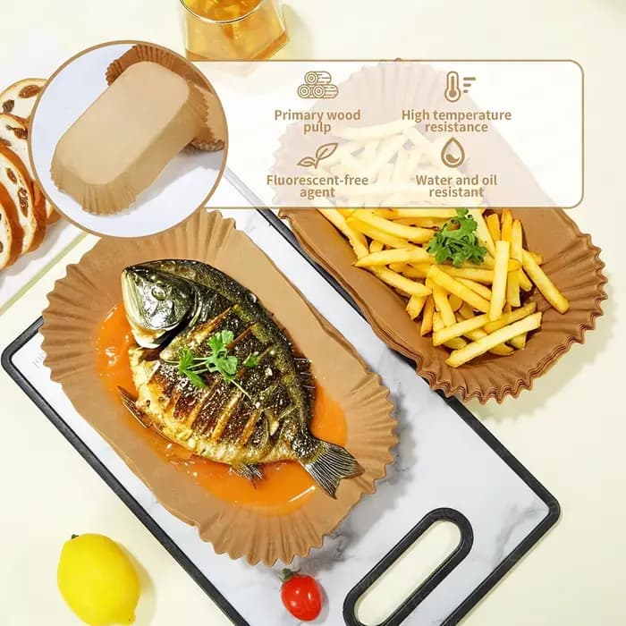 Papier de cuisson jetable pour friteuse à air Philips Airfryer série 3000 Moulinex EZ 901820 Accessoires