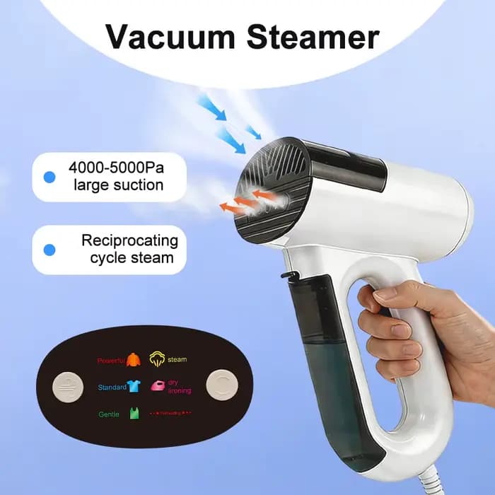 Défroisseur Vapeur Portable Domestique à Forte Aspiration avec Capteur Intelligent sur la Poignée