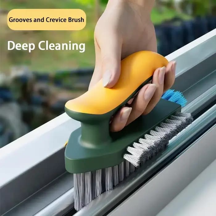 Brosse à raclette 4 en 1 pour outil de nettoyage des rainures