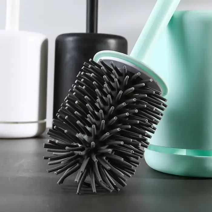 Brosse de toilette en silicone