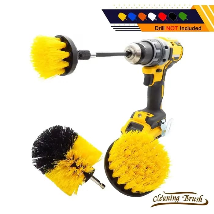 Ensemble de brosses à récurer électriques 3.5/4/5 pouces