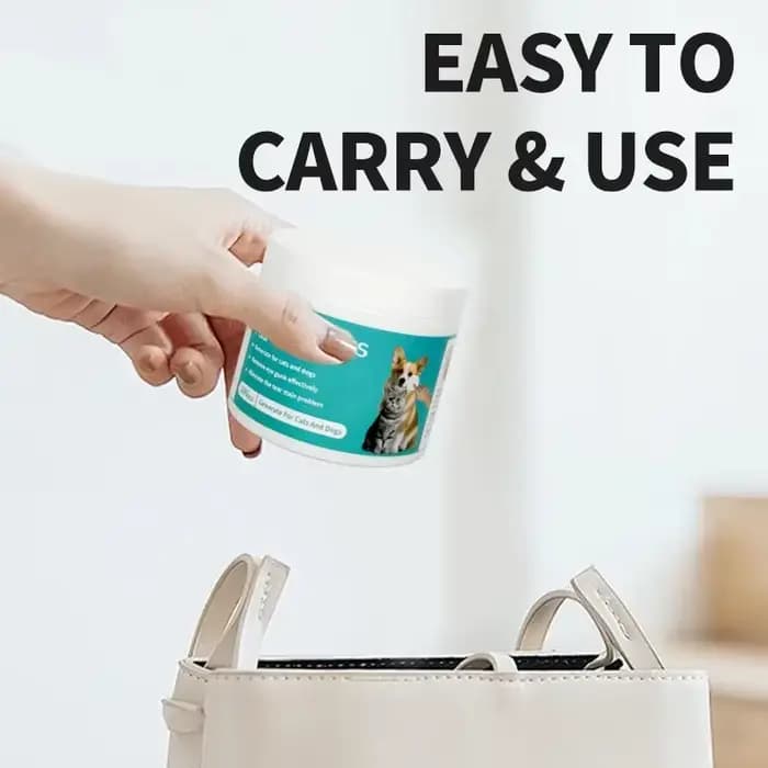 Produits de nettoyage pour animaux de compagnie lingettes pour les yeux pour éliminer les marques de déchirure