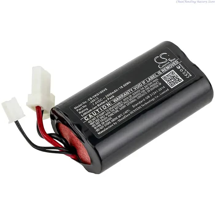 Batterie d'aspirateur 7.4V 2500mAh 48813 pour Vorwerk Kobold VG100 + outil