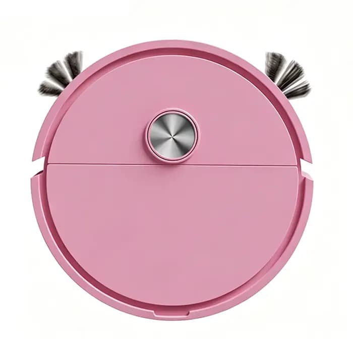 Robot aspirateur compact 3 en 1 pour voiture, machine de nettoyage intelligente légère, évitement automatique des obstacles pour poils d'animaux, sols durs et tapis