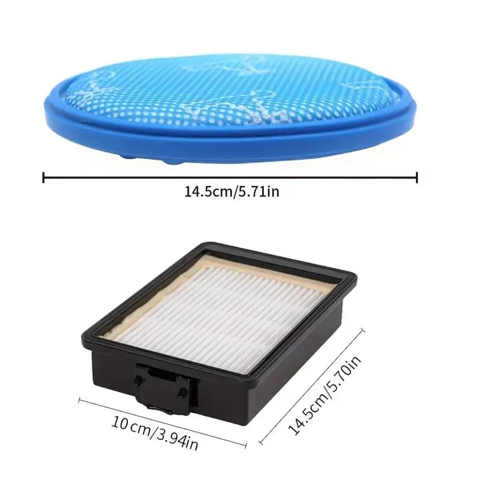 Jeu de cartouches de remplacement pour filtre sous vide