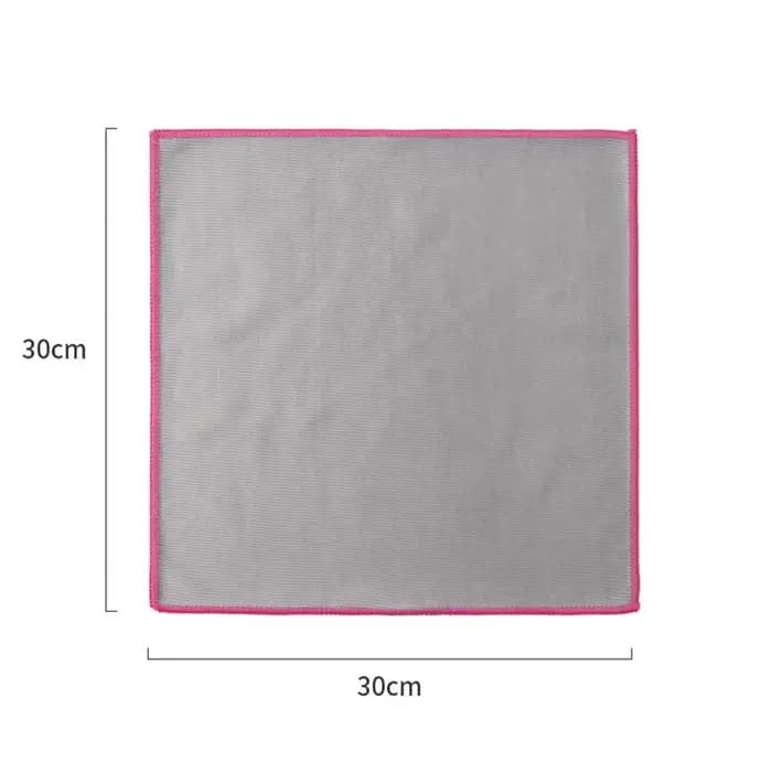 Chiffon de nettoyage de verre en microfibre