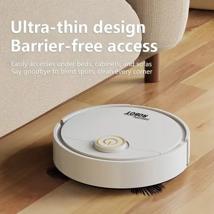 6000pa vadrouille Robot de balayage intelligent 3-en-forte aspiration