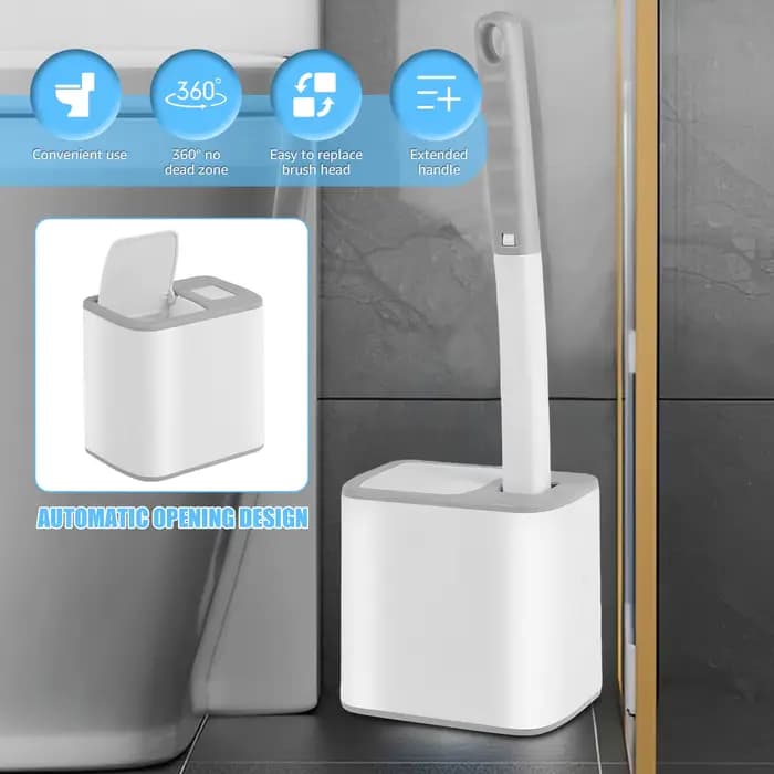 Brosse de toilette avec Kits de têtes de rechange jetables