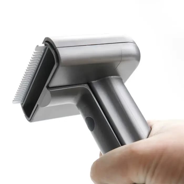 Brosse à chien avec aspirateur