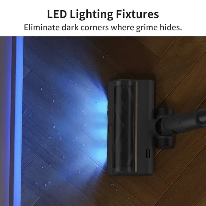 Tête de brosse électrique pour aspirateur Dreame R10 R20 R30 Z10 Z20 Z30 V20 V20 Pro V12 T20 T20pro T30 avec lumières LED pour la détection de poussière