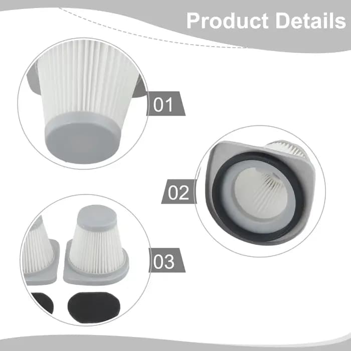 2 filtres de remplacement pour aspirateur Merlin