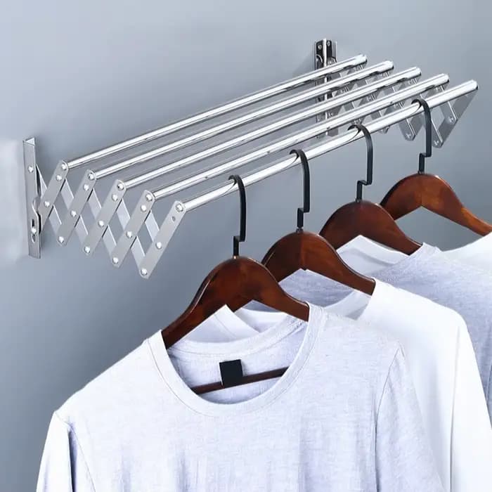 Vaccage des vêtements mural pliable
