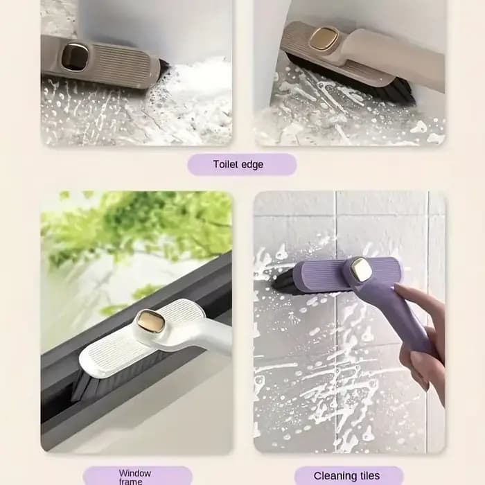 4 en 1 360 ° Brosse de nettoyage de carrelage polyvalente
