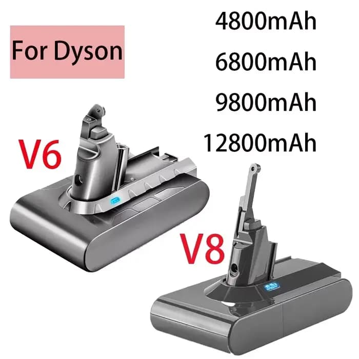 100% nouvelle batterie rechargeable pour aspirateur Dyson V6 V8 série SV07 DC62 DC58 DC31 absolu moelleux Animal Pro Bateria