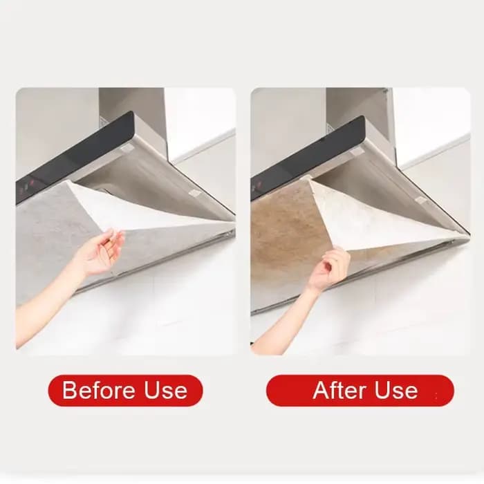 Papier filtre jetable pour hotte de cuisine