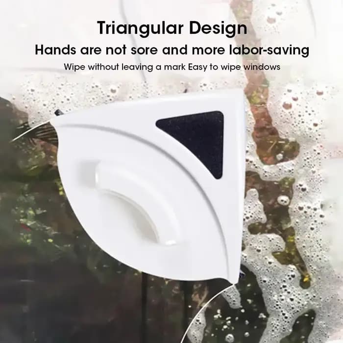 Nettoyeur de vitres magnétique puissant 2026 double face pour la maison, nettoyage de vitres haute efficacité, durable et réutilisable, coton nettoyant