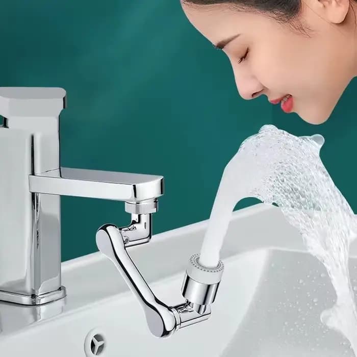 Barboteur de robinet de cuisine cascade résistant aux éclaboussures 360 ° Adaptateur d'eau d'extension