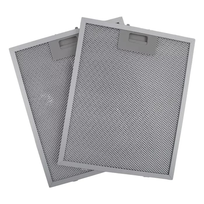 2 pièces filtres pour hotte de cuisine filtre de ventilation d'extracteur de maille métallique 320x260 Mm