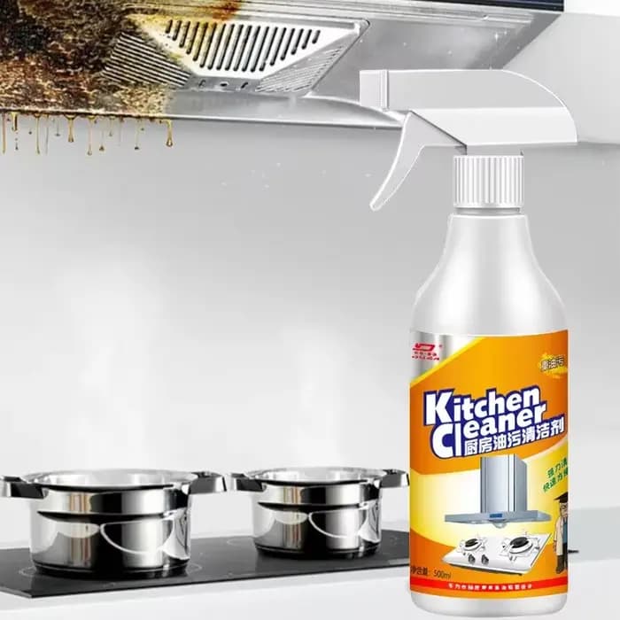 Nettoyeur d'huile lourd, dégraissant pour taches d'huile de cuisine, dissolvant de taches d'huile, gril de nettoyage, four, poêle domestique, Spray de nettoyage