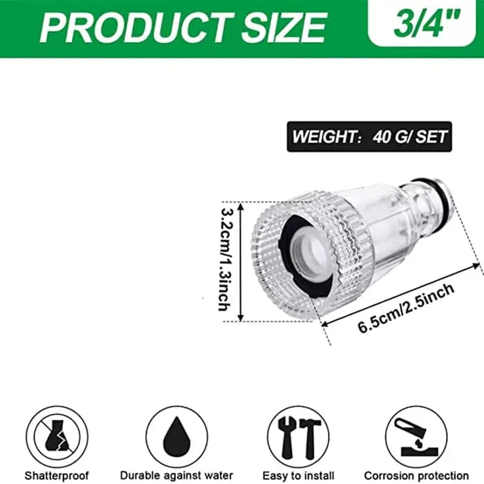 Filtre à eau pour Machine en plastique