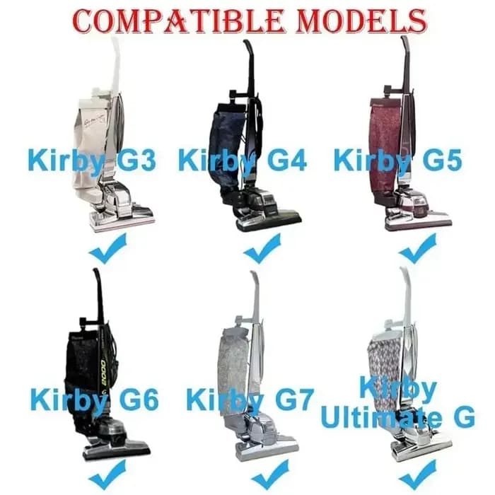 Courroies d'aspirateur pour Kirby Avalir/Sentria/Heritage 2/Diamond Edition génération G3 G4 G5 G6 G7